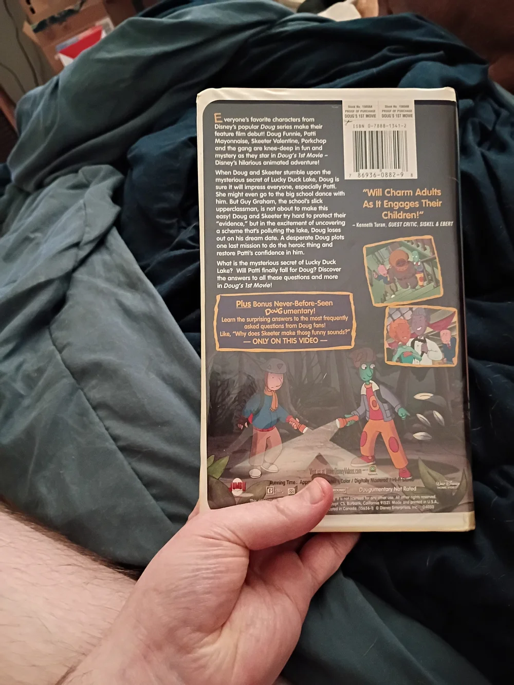 Disney Doug's 1st Movie Kids VHS - Blue Cover